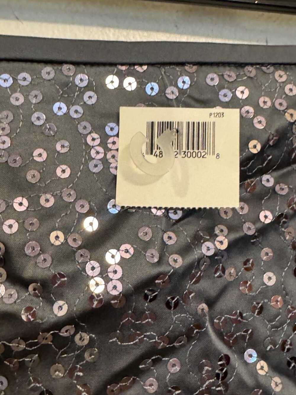 Alex Marie Black Sequin Knee-Length Pencil Skirt Size 12 Dry Clean Only - Picture 6 of 8